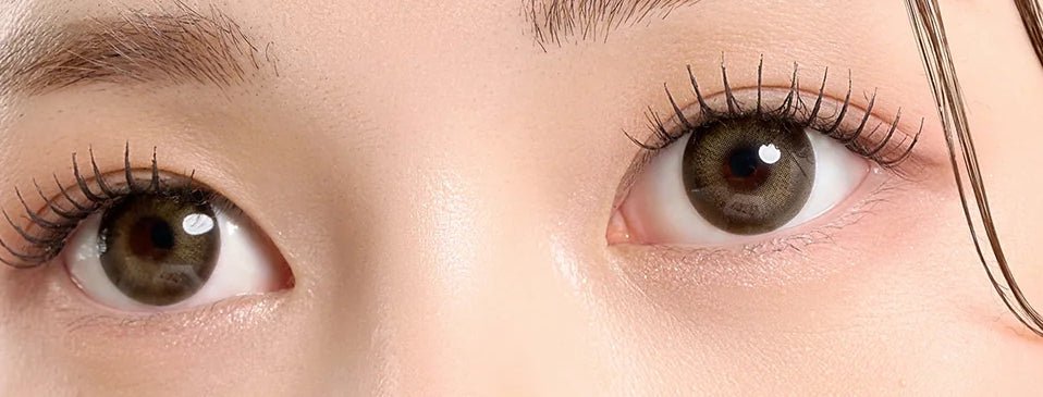 Romantea Smoky Brown Toric colored contact lens, 13.9mm graphic diameter, 3-6 Months wear