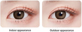 Romantea Smoky Brown Toric colored contact lens, 13.9mm graphic diameter, 3-6 Months wear