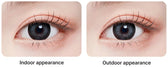Romantea Smoky Gray Toric colored contact lens, 13.9mm graphic diameter, 3-6 Months wear