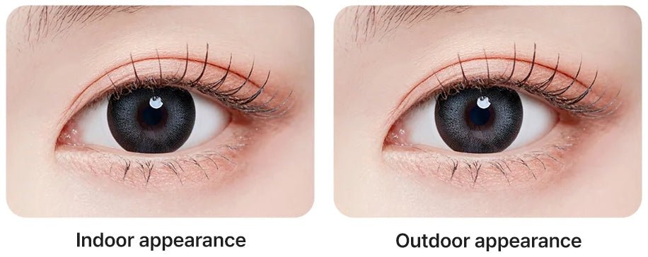 Romantea Smoky Gray Toric colored contact lens, 13.9mm graphic diameter, 3-6 Months wear