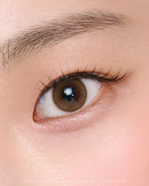 Shine Touch Milky 1Day Brown (20p) colored contact lens, 12.7mm graphic diameter, Daily wear
