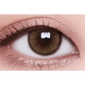 Olens ViVi Ring 1Day Beige (10p) — single-eye close-up showing the contact lens appearance