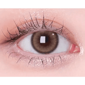 Olens ViVi Ring 1Day Beige (10p) — single-eye close-up showing the contact lens appearance