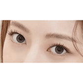 Olens ViVi Ring 1Day Pink (10p) — both eyes wearing the contact lenses