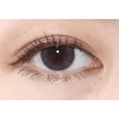 Olens ViVi Ring 1Day Pink (10p) — both eyes wearing the contact lenses