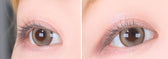 LensTown 1Day Odd I's Soft brown (10p) colored contact lens, 13.0mm graphic diameter, Daily wear