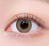 LensTown 1Day Odd I's Soft brown (10p) colored contact lens, 13.0mm graphic diameter, Daily wear