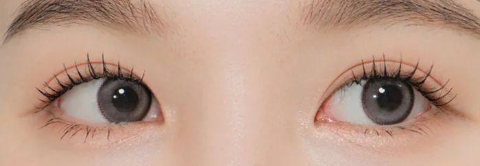 LensTown 1Day Odd I's Soft Gray (10p) colored contact lens, 13.0mm graphic diameter, Daily wear