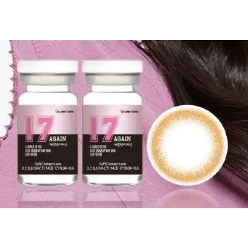 LensTown 17Again Brown — contact lens packaging