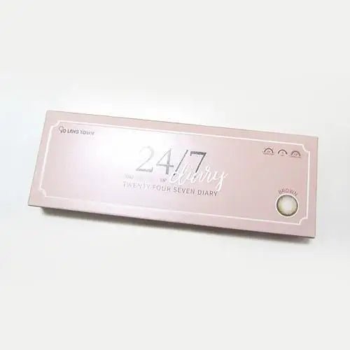 LensTown 247 Diary Brown (10p) — contact lens packaging