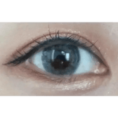 LensTown 247 Diary Gray (10p) — single-eye close-up showing the contact lens appearance