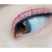 LensTown 247 Diary Gray (10p) — single-eye close-up showing the contact lens appearance