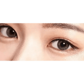 LensTown 247 Diary Gray (10p) — single-eye close-up showing the contact lens appearance