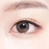 LensTown 247 Diary Gray (10p) — single-eye close-up showing the contact lens appearance