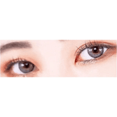 LensTown 247 Fit Gray (10p) — both eyes wearing the contact lenses