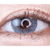 LensTown 247 Fit Gray (10p) — single-eye close-up showing the contact lens appearance