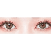 LensTown 247 Fit Green (10p) — both eyes wearing the contact lenses