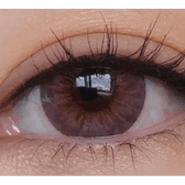LensTown 247 Fit Pink (10p) — single-eye close-up showing the contact lens appearance