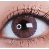 LensTown 247 Fit Pink (10p) — single-eye close-up showing the contact lens appearance