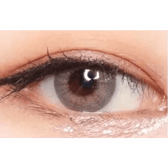 LensTown 247 With Me Gray (10p) — single-eye close-up showing the contact lens appearance