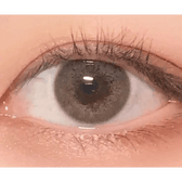 LensVery 3Brown Code1 colored contacts - on-eye close-up showing the color and design
