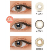 LensVery 3Brown colored contacts - comparison of the series lens patterns and colors
