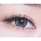 LensVery Add Gray — single-eye close-up showing the contact lens appearance