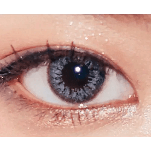 LensVery Add Gray colored contact lens, 13.6mm graphic diameter, Monthly wear