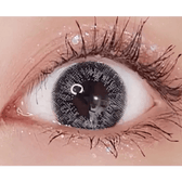 LensVery Add Gray — single-eye close-up showing the contact lens appearance