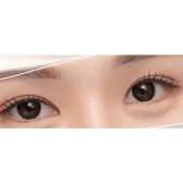 Olens And Black — both eyes wearing the contact lenses