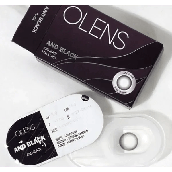 Olens And Black — contact lens packaging