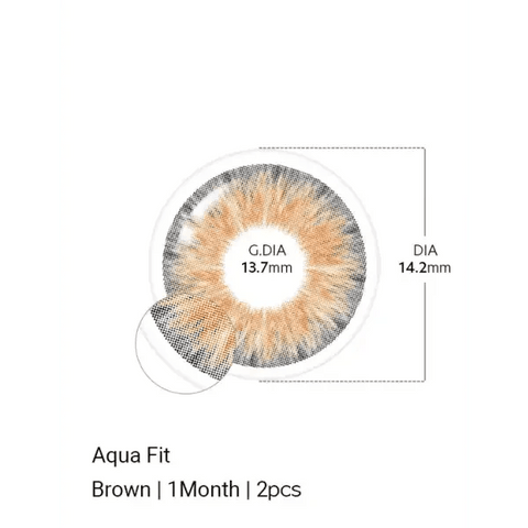 Aqua Fit Brown 13.7mm