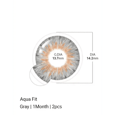 Aqua Fit Gray 13.7mm