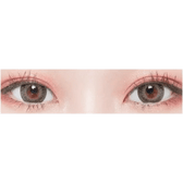 LensTown Back to Basic Avenue Deep Gray — both eyes wearing the contact lenses