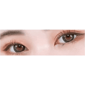 LensTown Back to Basic Avenue Deep Gray — both eyes wearing the contact lenses
