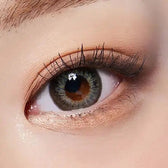 LensTown Back to Basic Avenue Deep Gray — single-eye close-up showing the contact lens appearance