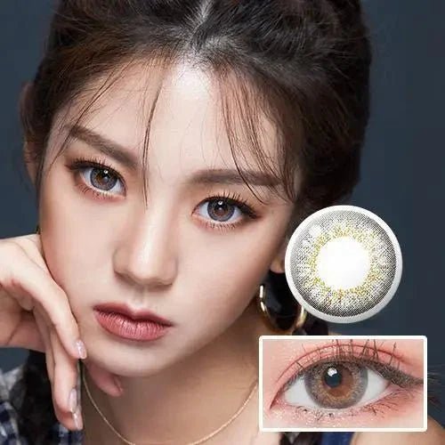 LensTown Back to Basic Avenue Gray colored contact lens, 13.9mm graphic diameter, 3-6 Months wear