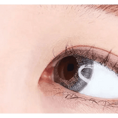 LensTown Back to Basic Avenue Gray — single-eye close-up showing the contact lens appearance