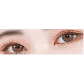 LensTown Back to Basic Avenue Gray — both eyes wearing the contact lenses