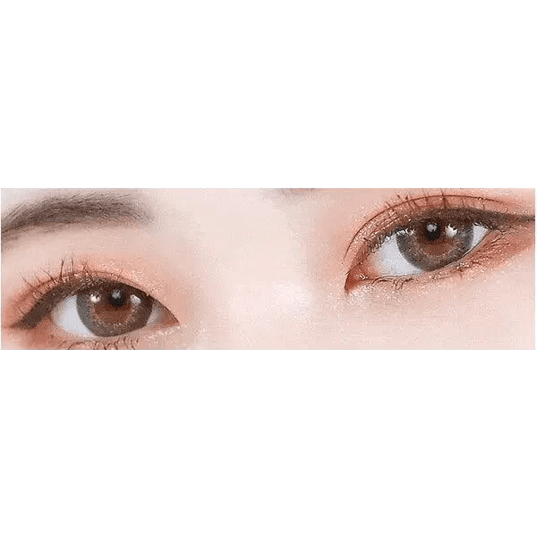 LensTown Back to Basic Avenue Gray — both eyes wearing the contact lenses