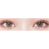 LensTown Back to Basic Avenue Gray — both eyes wearing the contact lenses
