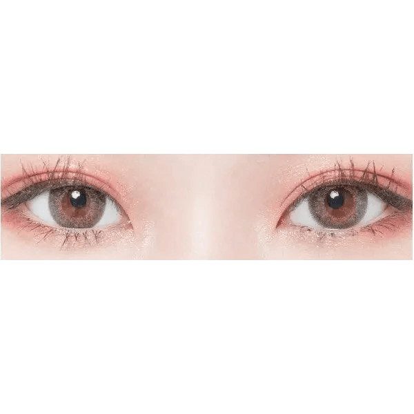 LensTown Back to Basic Avenue Gray — both eyes wearing the contact lenses