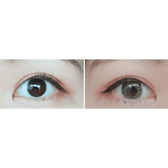 LensTown Back to Basic July Gray — contact lens product information graphic