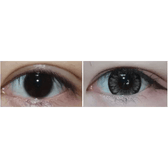LensTown Back to Basic Macaron Brown — contact lens product information graphic