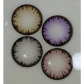 LensTown Back to Basic Macaron Brown — contact lens product information graphic