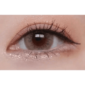 LensTown Back to Basic Street Ash Beige — single-eye close-up showing the contact lens appearance