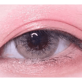 LensTown Back to Basic Street Ash Beige — single-eye close-up showing the contact lens appearance