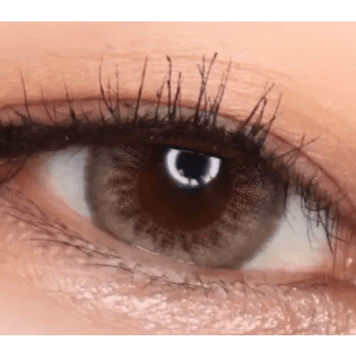 LensTown Back to Basic Street Ash Beige colored contact lens, 14.0mm graphic diameter, 3-6 Months wear