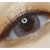 LensTown Back to Basic Street Ash Pink — single-eye close-up showing the contact lens appearance