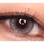 LensTown Back to Basic Street Ocean Gray — single-eye close-up showing the contact lens appearance